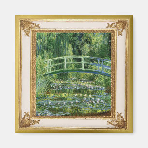 Imã Monet Waterlilies e ímã da obra-prima da ponte