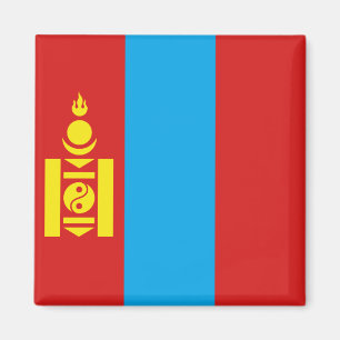Imã Mongólia Flag Magnet