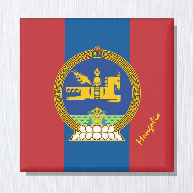 Imã Mongólia Patriótica, emblema, Bandeira Mongólia (Criador carregado)
