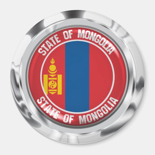 Imã Mongólia Round Emblem (Frente)