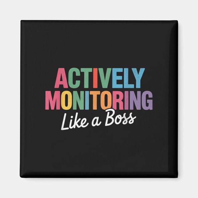 Imã Monitoramento Ativo Como Uma Equipe De Testes De E (Frente)