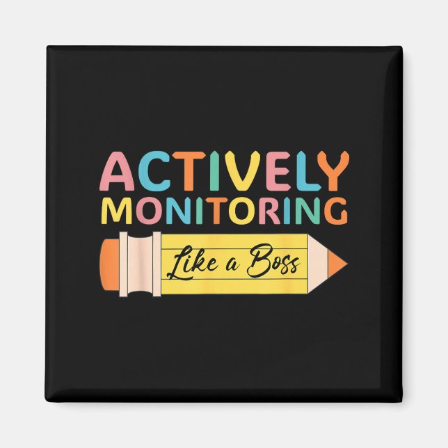 Imã Monitorando Ativamente Como Um Teste De Dia De Pro (Frente)