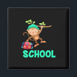Imã Monkey Back To School<br><div class="desc">Monkey Back To School</div>