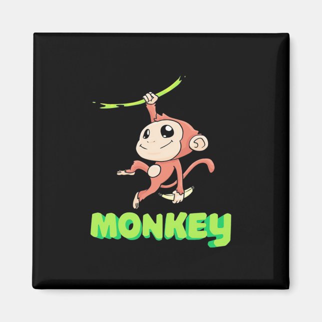 Imã Monkey Banana (Frente)