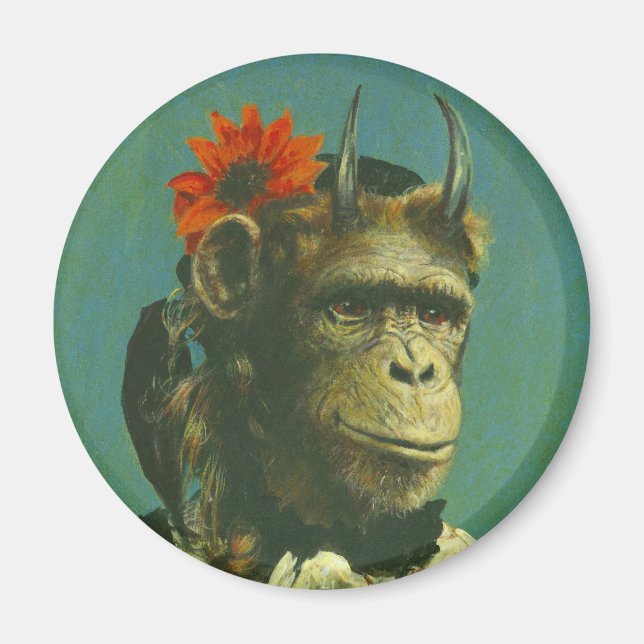 Imã Monkey Demon Magnet (Frente)