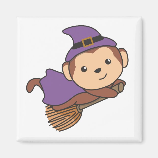 Imã Monkey Halloween Bruxelles Kids Witume (Frente)