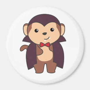 Imã Monkey Halloween Curioso Crianças Diabos Vampiro C