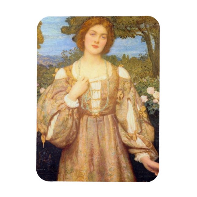 Ímã Monna Giovanna (por Edward Robert Hughes) (Vertical)