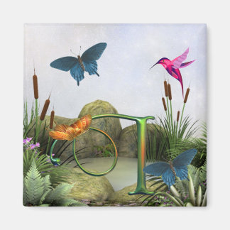 Imã Monograma Borboleta Magnet Fantasy I