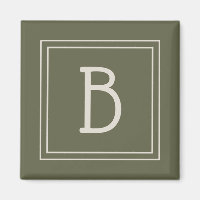 Monograma Costeiro de Moisés Verde e Branco Esquer