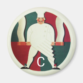 Imã Monograma Culinário do partido COZINHAR RESTAURANT