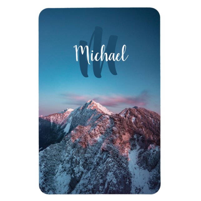 Ímã Monograma do céu magnético Storžič Eslovênia (Vertical)