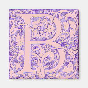 Imã Monograma do Ornamentado "B"