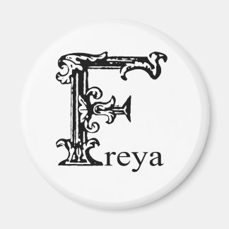 Imã Monograma do rico: Freya