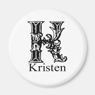 Imã Monograma do rico: Kristen