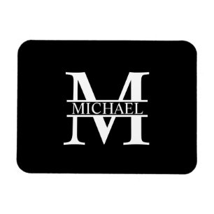 Ímã Monograma e Nome Personalizados