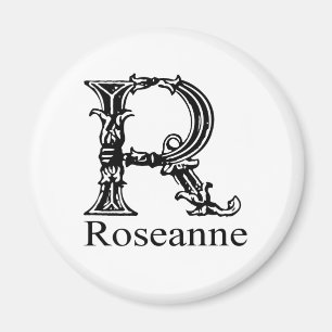 Imã Monograma extravagante: Roseanne