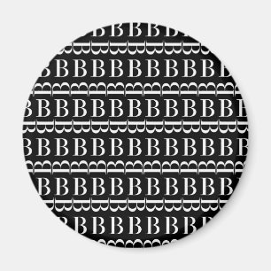 Imã Monograma - Letra inicial B