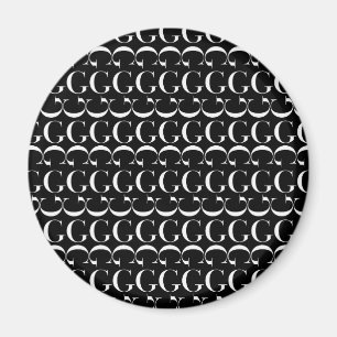 Imã Monograma - Letra inicial G