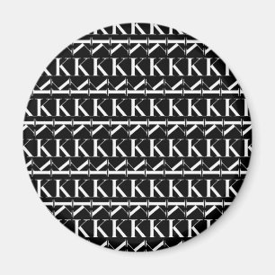 Imã Monograma - Letra inicial K