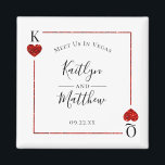 Imã Monograma Placa Brincadeira Salva A Data<br><div class="desc">Celebre em estilo com este casamento de na moda e muito tenente,  salve os ímãs da data. Este design é fácil de personalizar com sua redação de evento especial e seus convidados ficarão entusiasmados quando receberem esses magnatas fabulosos.</div>