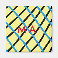 Monograma simples adicione seu nome letra homem mi