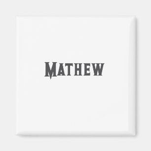 Imã monograma simples de letra inicial adicione o nome