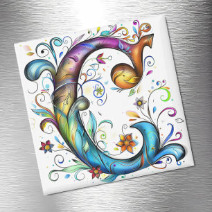 Imã Monograma Whimsical C