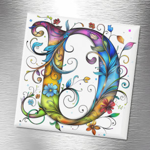 Imã Monograma Whimsical D