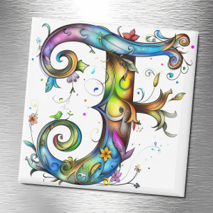 Imã Monograma Whimsical F