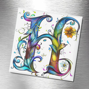 Imã Monograma Whimsical H