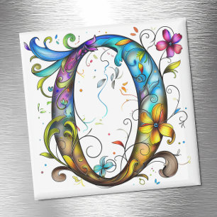 Imã Monograma Whimsical O