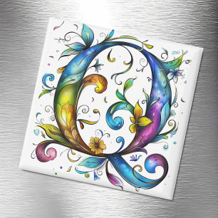 Imã Monograma Whimsical Q