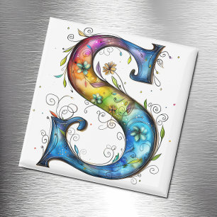 Imã Monograma Whimsical S
