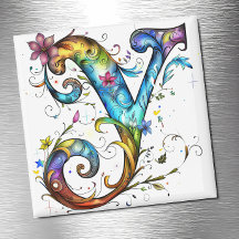 Monograma Whimsical Y