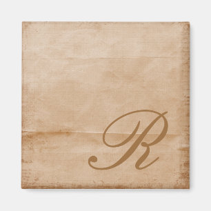 Imã Monogrammed-tan