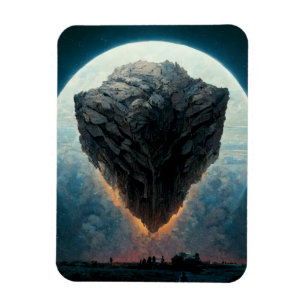 Ímã Monolith Fantasy Sci-Fi Art