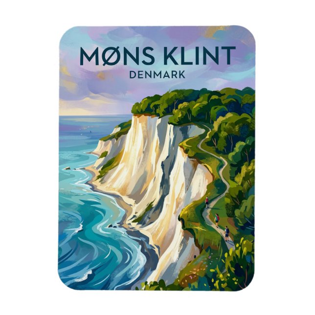 Ímã Møns Klint Dinamarca (Vertical)
