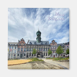 Imã Mons ou Bergen antiga cidade na Bélgica viagem