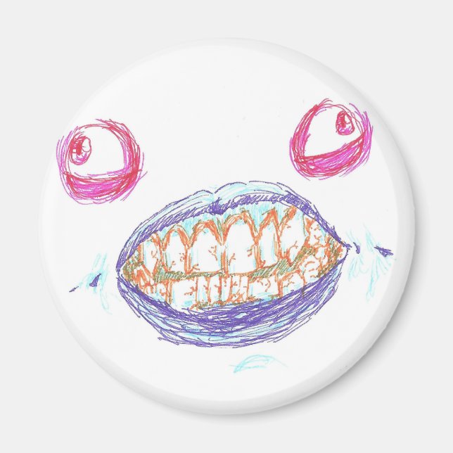 Imã Monster Face Magnet (Frente)