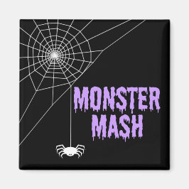 Imã Monster Mash Halloween Spider Web