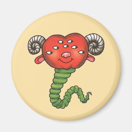 Imã Monster mit rotem Kopf