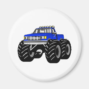 IMÃ MONSTER TRUCK AZUL