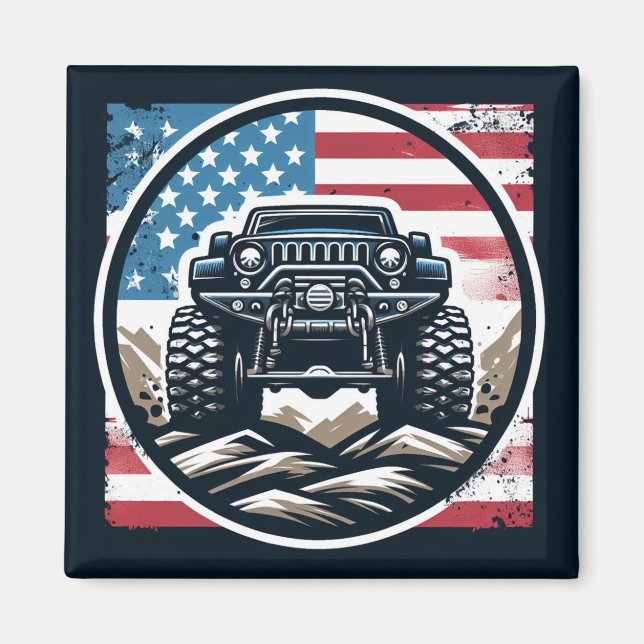 IMÃ MONSTER TRUCK MAGNET (Frente)