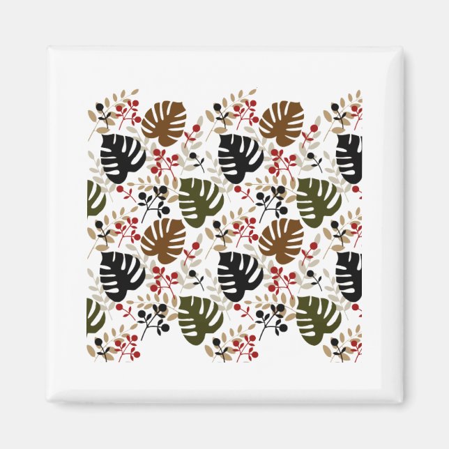 Imã Monstera Leaves e Twigs (Frente)