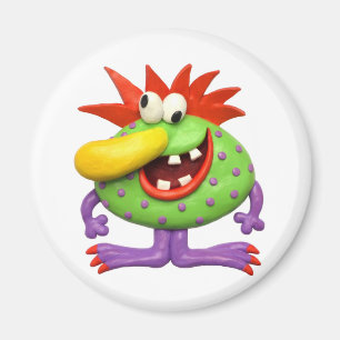 Imã Monstro amarelo do nariz