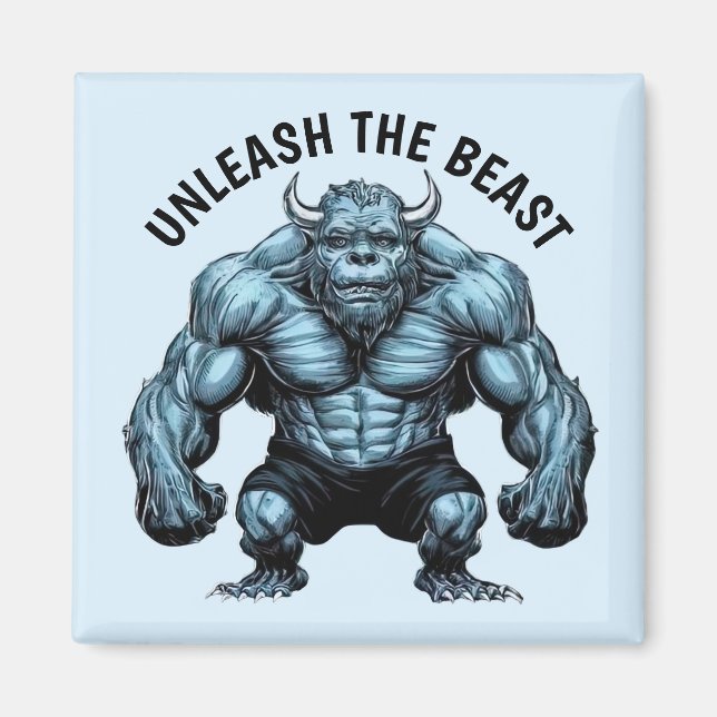 Imã Monstro Corado (Frente)