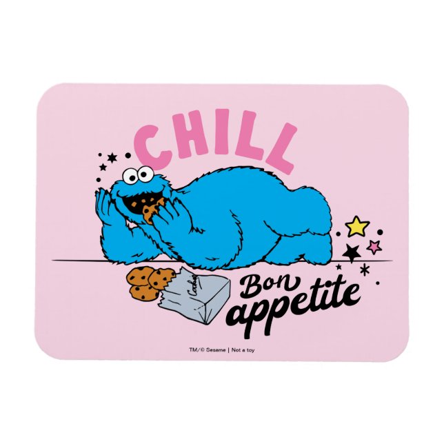 Ímã Monstro de cookies | Chill Bon Appetite (Horizontal)