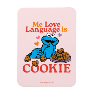 Ímã Monstro de cookies Citação do dia de os namorado