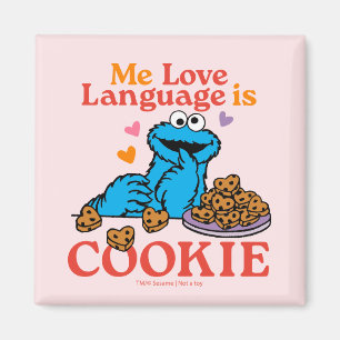 Imã Monstro de cookies Citação do dia de os namorado